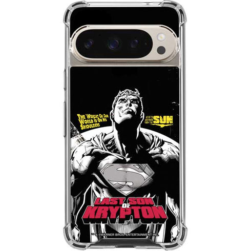 DC Comics Superman Last Son of Krypton Pixel 9/9 Pro Clear Case